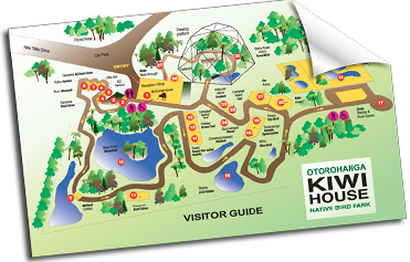Otorohanga Kiwi House park map